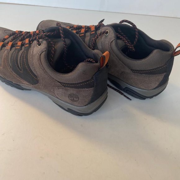 TIMBERLAND MEN\'S CRESTRIDGE LOW HIKING SHOES BROWN / ORANGE A13JP SIZE : 12 main image 7